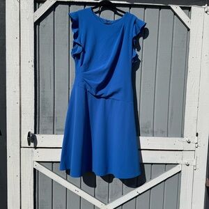 Maggy London Elegant Blue Women's Dress Size 14
